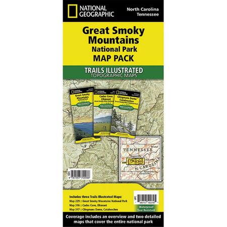 NATIONAL GEOGRAPHIC Great Smoky Mountains National Park Map Pack 104278